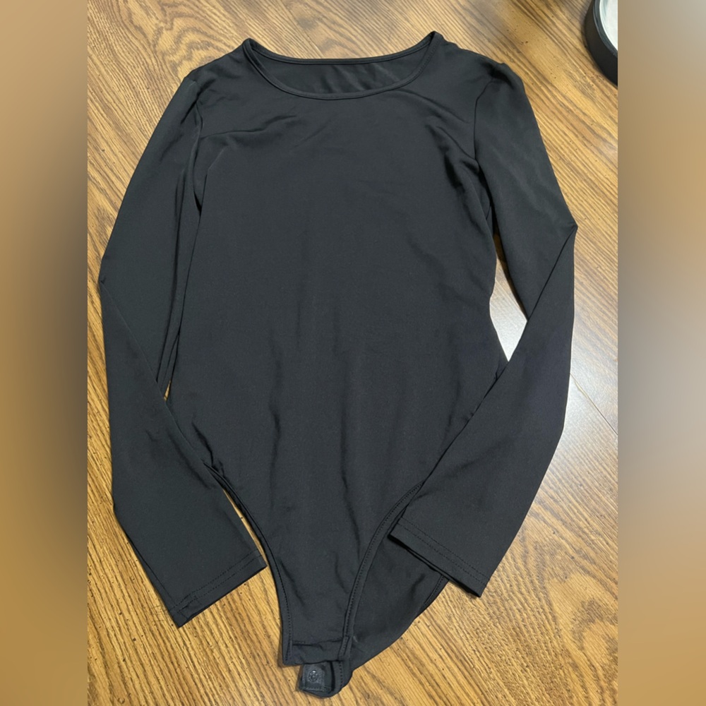 Women’s black bodysuit
